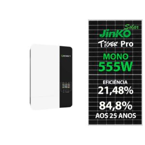 GERADOR DE ENERGIA SOLAR GROWATT OFF GRID LAJE SOLAR GROUP (323663-2)